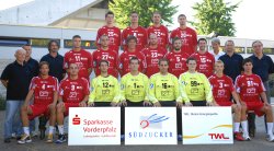 Der Kader der TSG Friesenheim,  Auftaktgegner des THW Kiel in der Bundesliga am 29. August.