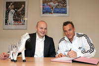 Christian Zeitz unterschrieb einen neuen Drei-Jahres-Vertrag.