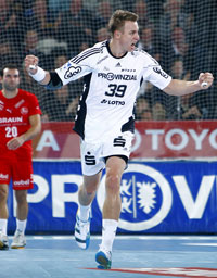 Filip Jicha erzielte vier Treffer gegen Melsungen.