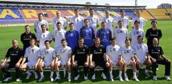 Das Team von Partizan Belgrad: Gegner des THW in der  Gruppenphase der Champions League.