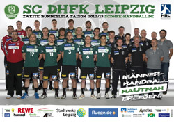 Das Team des SC DHfK Leipzig.