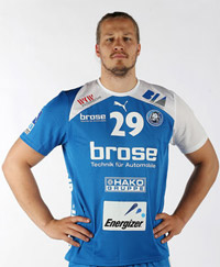 Rückraumspieler Emil Berggren belegt mit bislang 61/3 Treffer den dritten Platz der internen Torschützenliste. Dennoch wird der auslaufende Vertrag mit dem Schweden nicht verlängert.