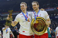 Gemeinsam wurden Rene und Henrik Toft Hansen in Serbien Europameister.
