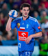 Rückraumspieler Petar Nenadic avancierte mit 9/2 Treffern zum erfolgreichsten Schützen der Partie.