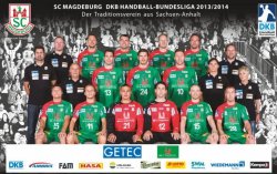 Das Team des SC Magdeburg.