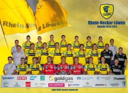 Das Team der Rhein-Neckar Löwen.