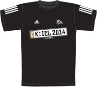 Die Vorderseite des "K-IEL 2014"-Shirts.