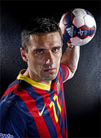 Kiril Lazarov, bester Torschtze des FC Barcelona.