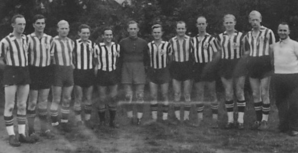 Die Meister-Mannschaft 1947/48.