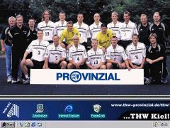 Desktop-Hintergrundbild Motiv 3: THW Kiel 2001/2002