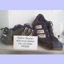 A long season with lots of glue: Staffan's shoes.