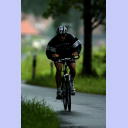 Trainingslager 2005: Wer wie Stefan Lvgren aus Verletzungsgrnden nicht luft, der fhrt stattdessen auf den Straen rund um Obenstrohe Fahrrad.