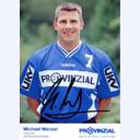 Autograph card Michael Menzel 1997/98.