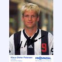 Autograph card Klaus-Dieter Petersen 1998/99.