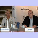 Saisoneröffnungspressekonferenz 2009: Das THW-Management.