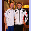 EM 2010: Ruhetag: Thierry Omeyer und Christian Sprenger.