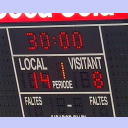 EHF-Pokal-Finale 2002, Rückspiel: Halbzeit: 14:8 für Barcelona.