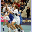 Handball-Bundesliga-Cup 2003: Boquist und Ahlm.