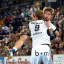 Petersen stops Viktorsson.