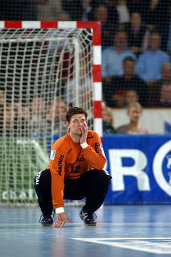 Jan Holpert bei seinem "besonders emotionalen" Derby am 18. November 2003.