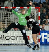Mattias Andersson in action.