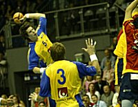 Kim Andersson zeigte im schwedischen Nationaltrikot eine starke Leistung.