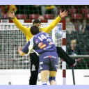 EM 2006: GER - SLO: Henning Fritz gegen Rutenka.