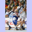 WM 2007: GER-FRA: Karabatic gegen Roggisch und Kaufmann.