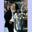 Uwe Schwenker and the Champions League trophy.