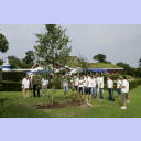 Golfen 2007: Zur Erinnerung an das Triple 2007 wurde ein Baum gepflanzt.