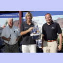 Golfen 2006: Pelle Linders (Mitte) gewinnt die Longest-Drive-Wertung.