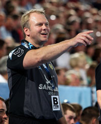 Wolfgang Schwenke: "Ich freue mich auf ein hoffentlich tolles Handballspiel."