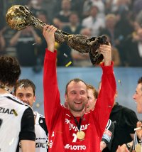Dreimal gewann Thierry Omeyer mit dem THW Kiel die Champions League.