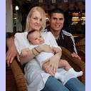 Golfen 2010: Milutin Dragicevic mit Frau Dragana und Sohn Michailo.