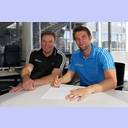 Prolonging the contract:  Klaus Elwardt and Christian Sprenger.