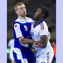 WM 2013: ISL-FRA: Gudjon Valur Sigurdsson und Luc Abalo.