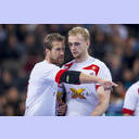 WM 2013: DEN-CRO: Kasper Nielsen und Rene Toft Hansen.