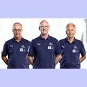 The medical team of THW Kiel: Dr. Torsten Morschheuser, Dr. Philip Lbke und Dr. Detlev Brandecker.