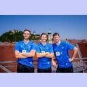 Das Kapitns-Trio: Nikola Bilyk, Rune Dahmke und Domagoj Duvnjak.