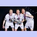 Pokalsieger! Eric Johansson, Emil Wernsdorf Madsen und Magnus Landin Jacobsen.
