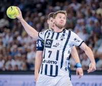 Magnus Landin Jacobsen in action. Magnus Landin Jacobsen in action.