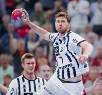 Magnus Landin Jacobsen in action. Magnus Landin Jacobsen in action.