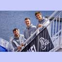 Die drei Kapitne: Domagoj Duvnjak, Nikola Bilyk und Rune Dahmke.