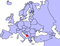 Karte: Hier spielt Lovcen Cetinje