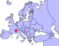 Chambery liegt in den französischen Alpen.