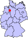 Obernkirchen liegt ca. 290 Kilometer entfernt von Kiel zwischen Hannover und Bielefeld im Norden des Weserberglands.